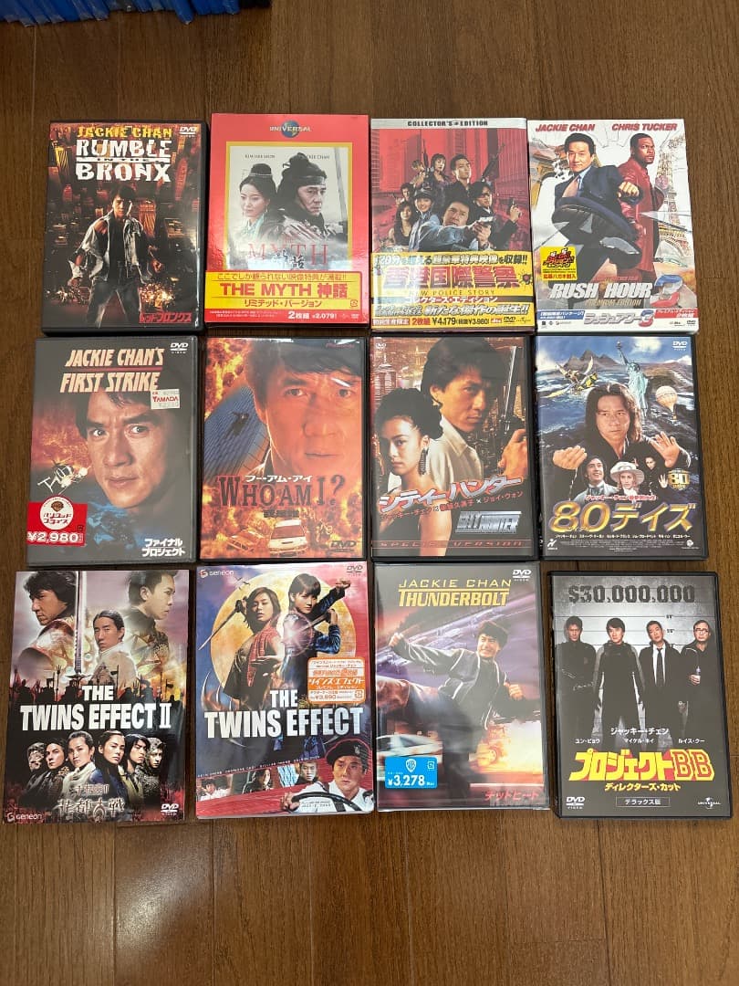 ジャッキー・チェン　Blu-ray DVD ブルース・リー ノラ・ミャオ