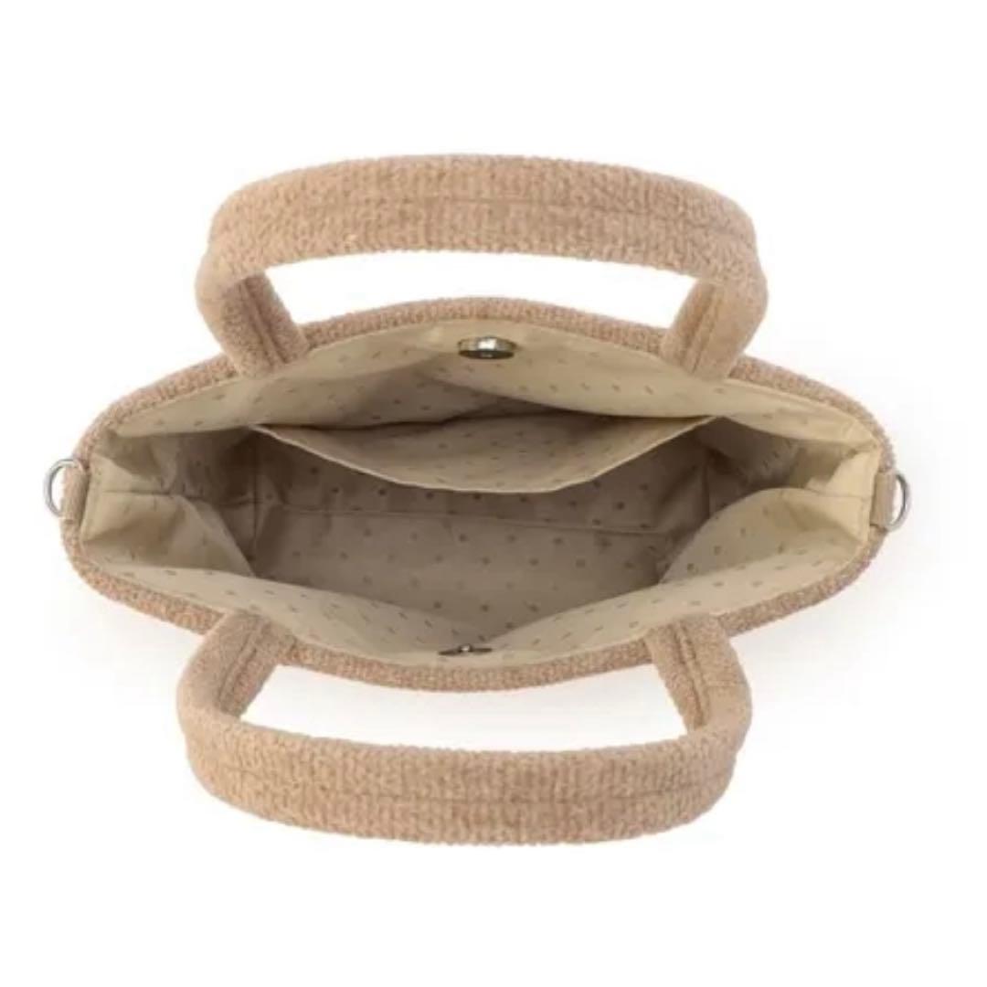 美品★FEILER フェイラー 新作 新色ラブラリーハート　バッグ ベージュ