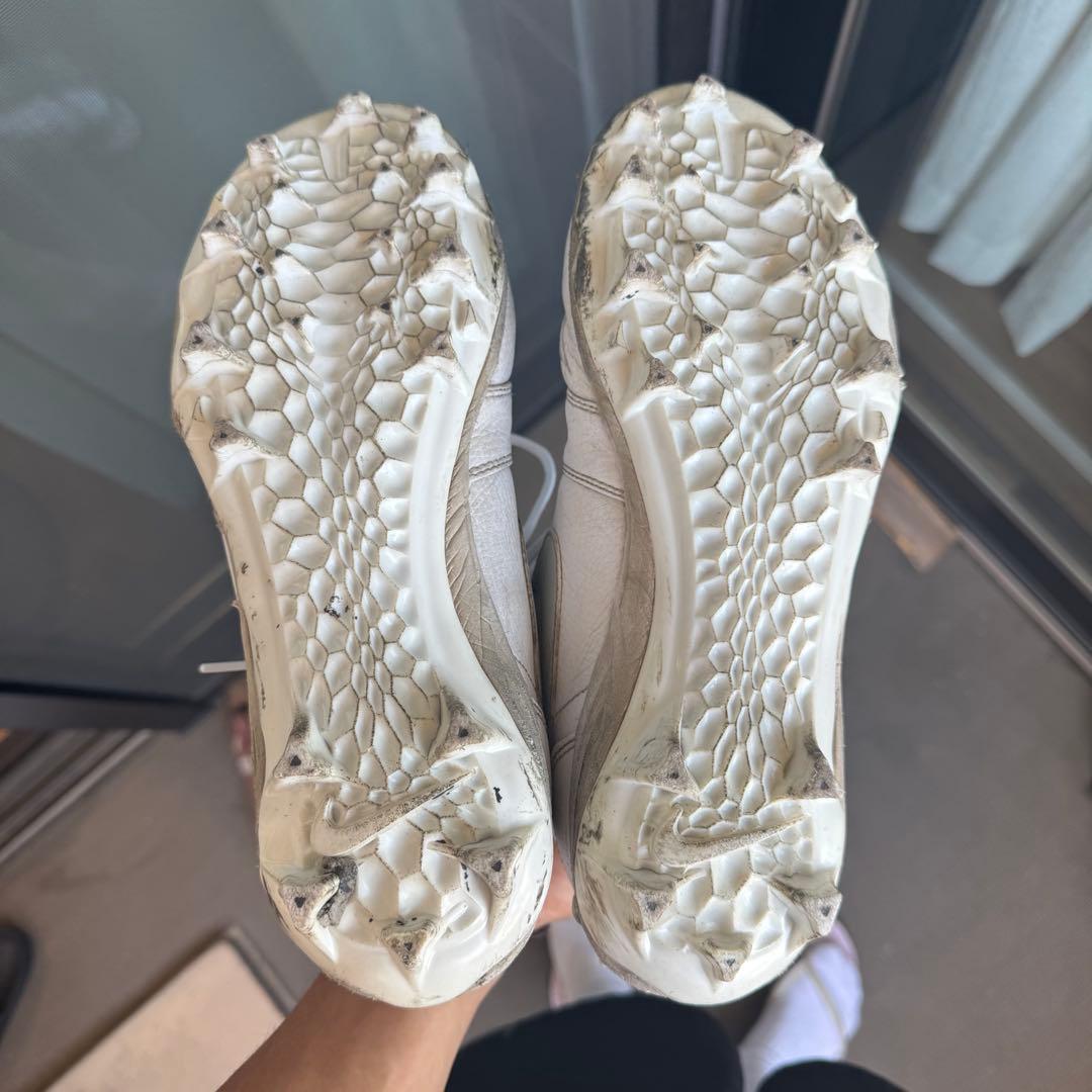 スパイク Air Jordan 1 Mid White Cleats 27.5