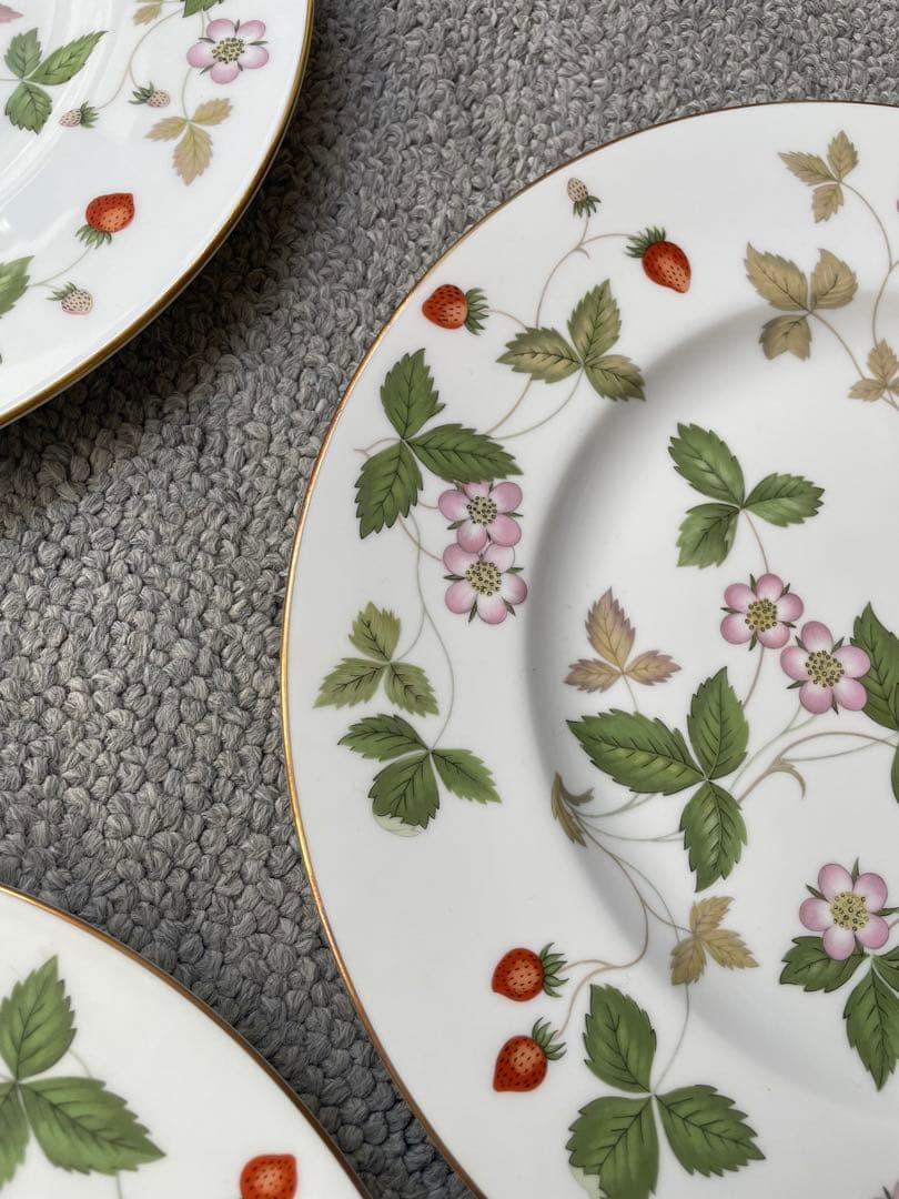 ウェッジウッド　ワイルドストロベリー　27cmプレート　6枚セット