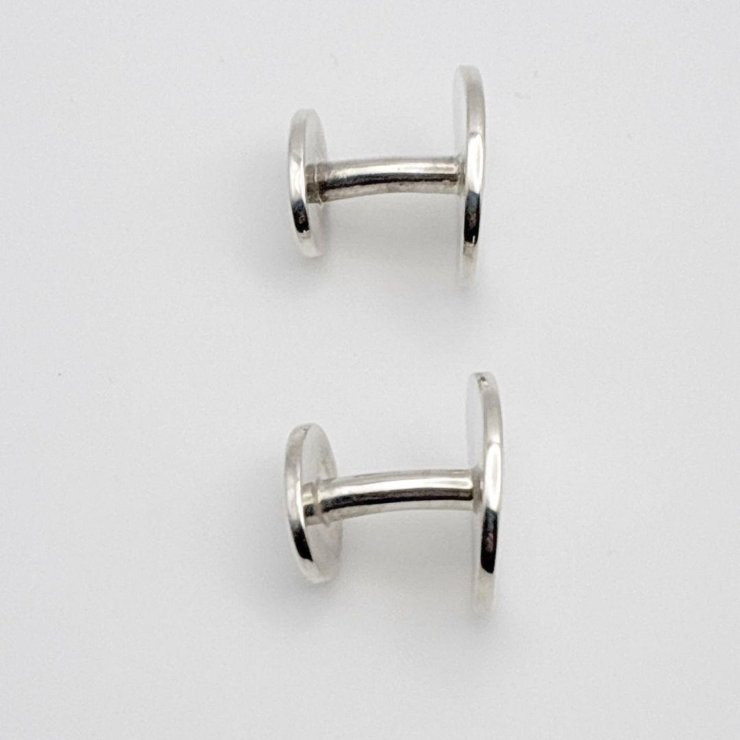 【美品】ティファニー カフス カフリンクス リターントゥ 純正シルバー ロゴ刻印