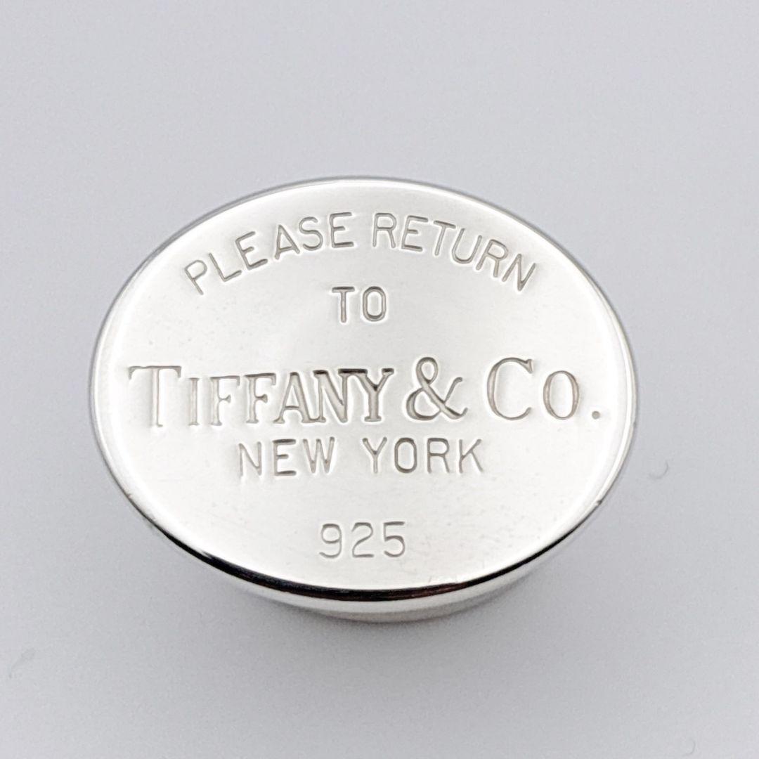 【美品】ティファニー カフス カフリンクス リターントゥ 純正シルバー ロゴ刻印