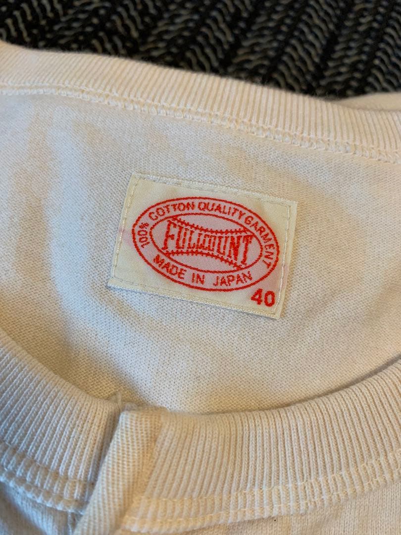 新品 FULLCOUNT フルカウント 長袖 Tシャツ 40 日本製
