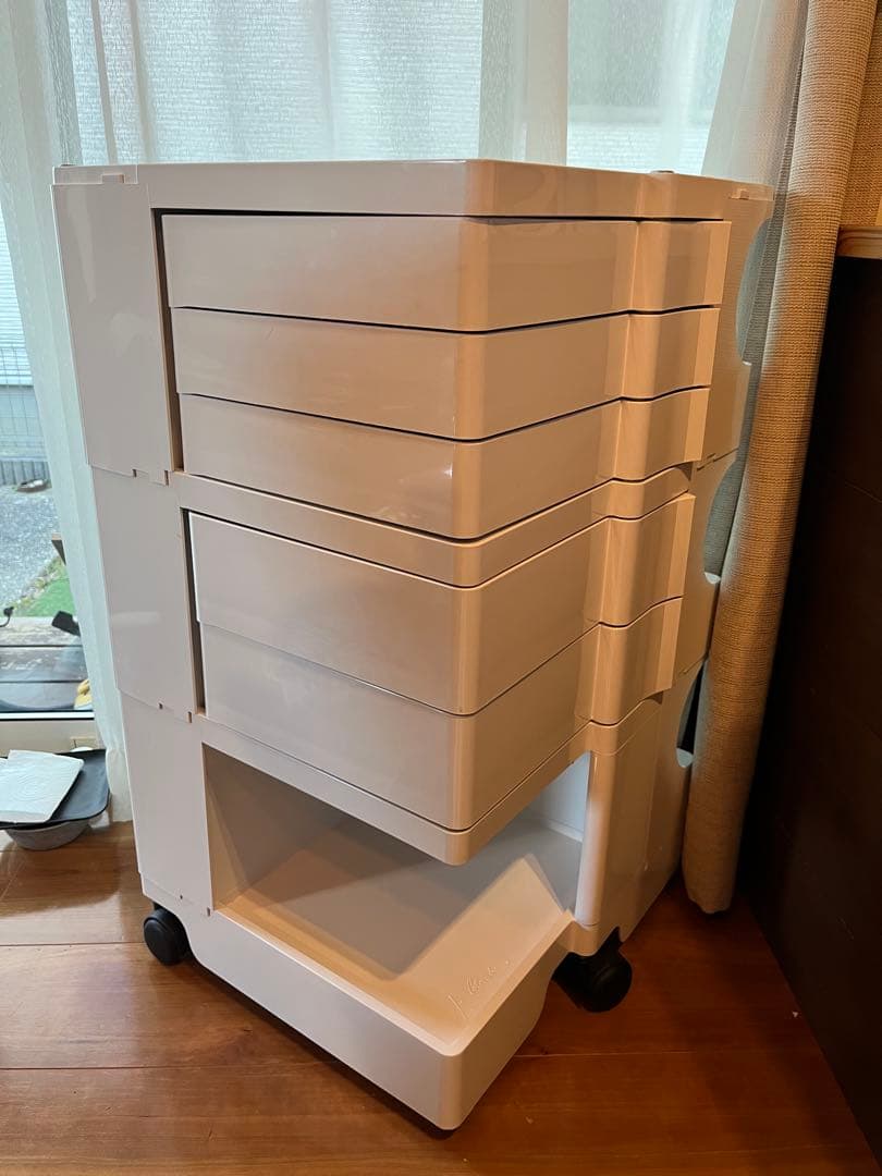 ボビーワゴン 正規品　ホワイト　3段5トレイ