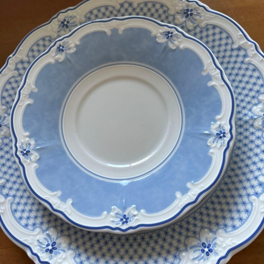 Hutschenreuther 青い食器セット未使用品