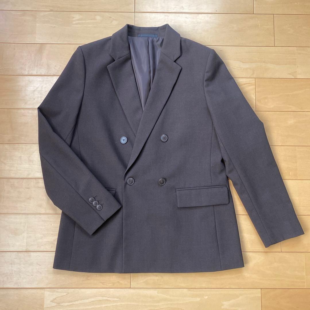 完売！UNIQLO ダブルジャケット　ブラウン　M