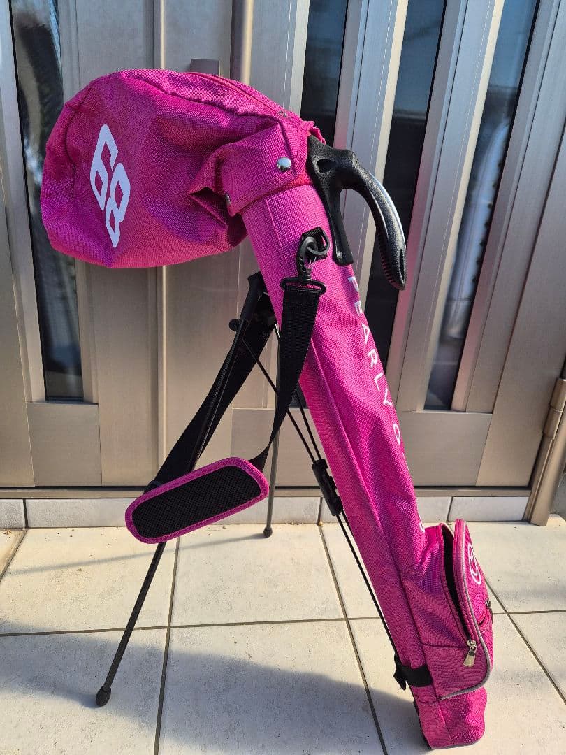 【PEARLY GATES】スタンド式ゴルフバッグ ピンク
