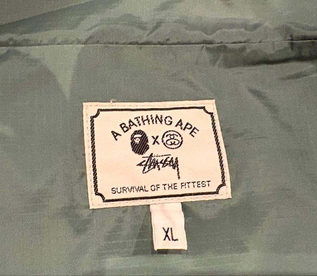 STUSSY×ABATHINGAPE コラボ スノボジャケット中古used品