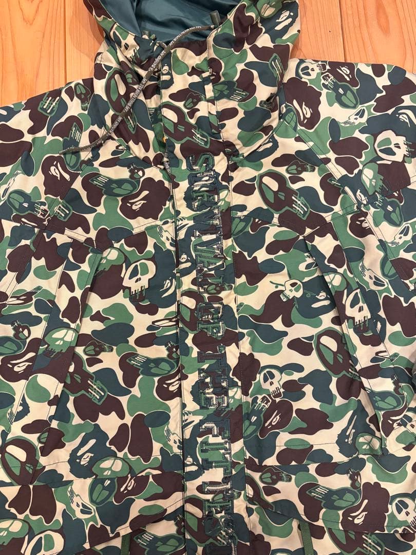 STUSSY×ABATHINGAPE コラボ スノボジャケット中古used品