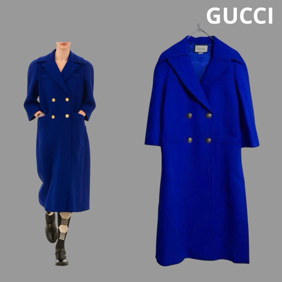 2021年秋冬gucci ロングコート　グッチ