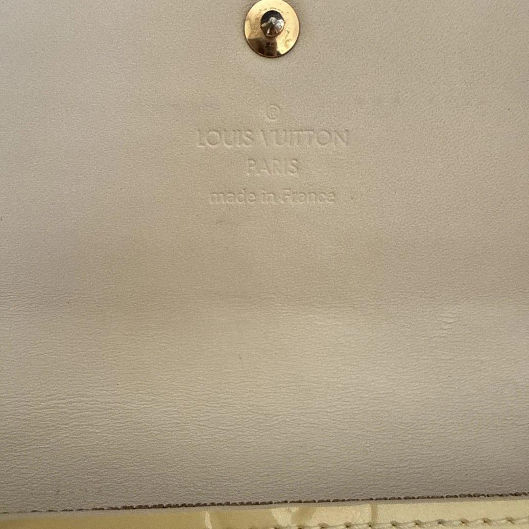 ルイヴィトン☆ヴェルニ☆長財布　ホワイト　☆フランス製☆正規品