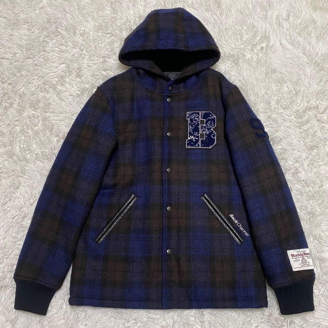 Back channel Harris tweed キルティング　チェック