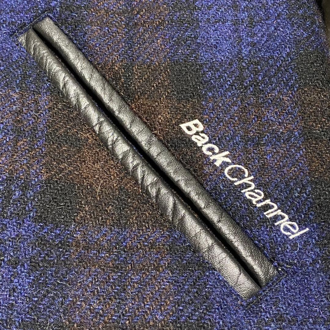 Back channel Harris tweed キルティング　チェック