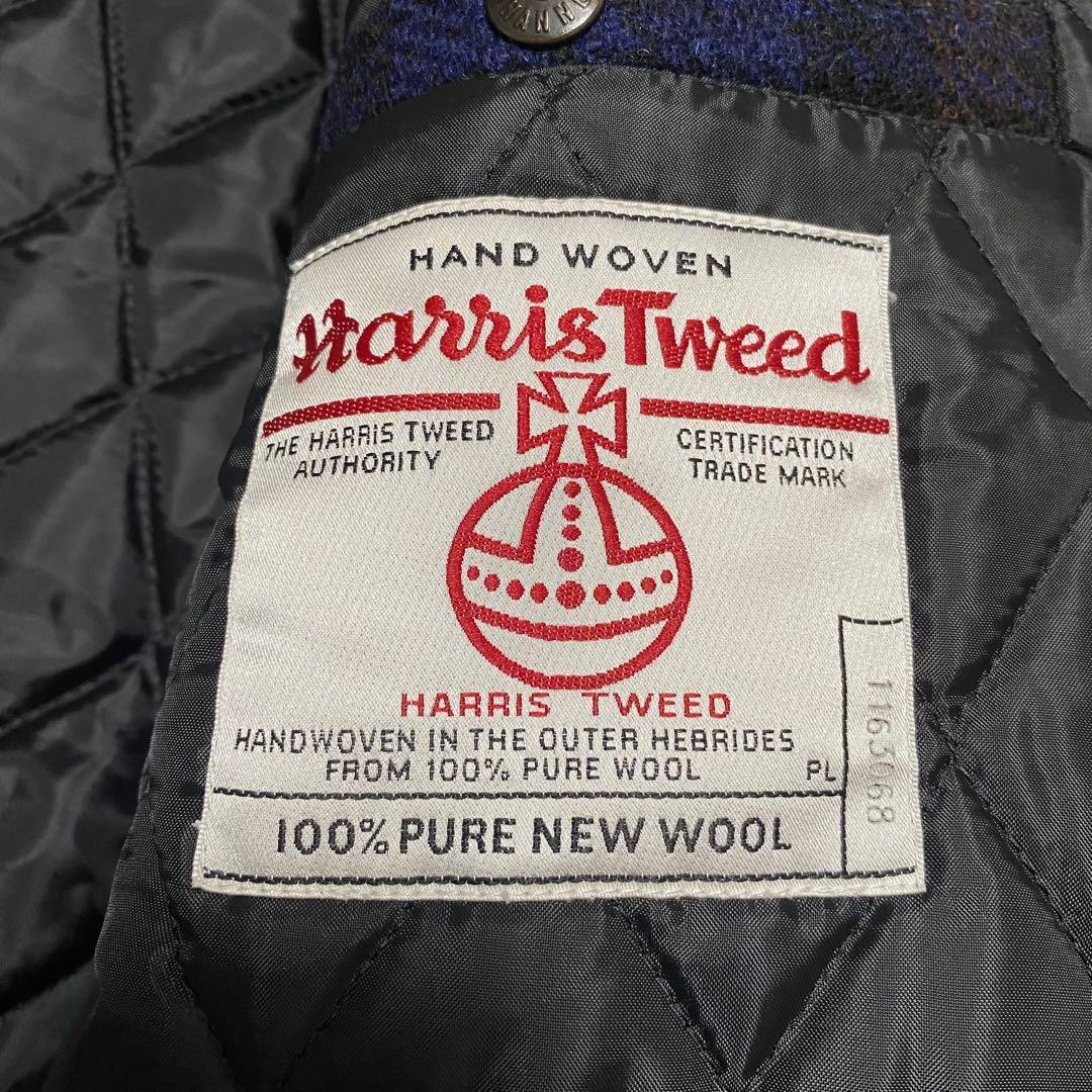 Back channel Harris tweed キルティング　チェック