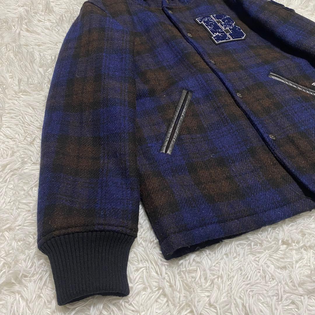 Back channel Harris tweed キルティング　チェック