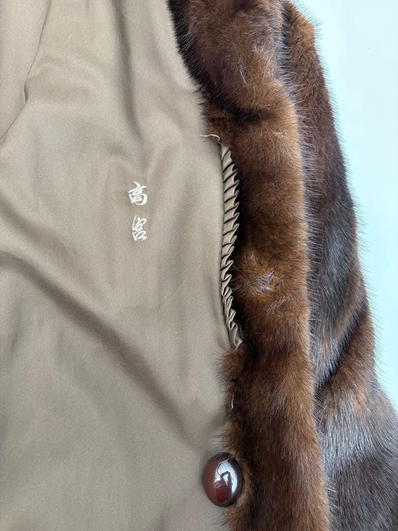 EMBA ミンク コート 毛皮 ブラウン 高級毛皮