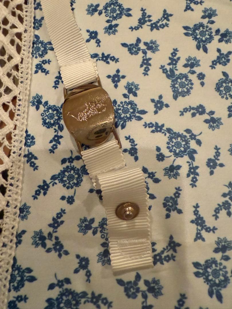 専用です！ラルフローレン　青い花柄の日傘 木製ハンドル