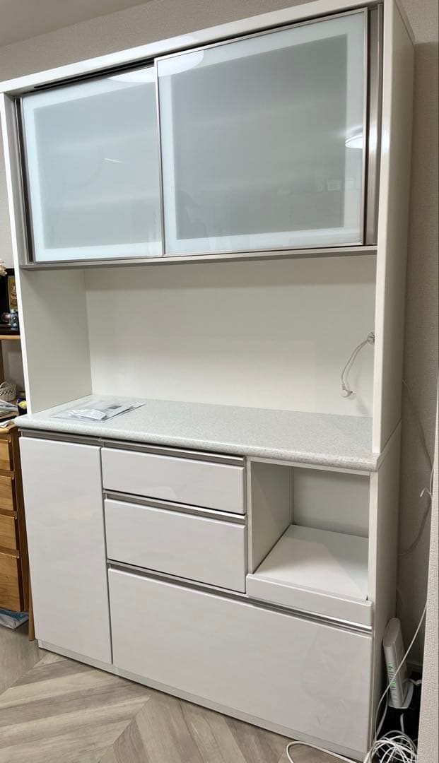 ニトリ　キッチンボード　食器棚　幅120