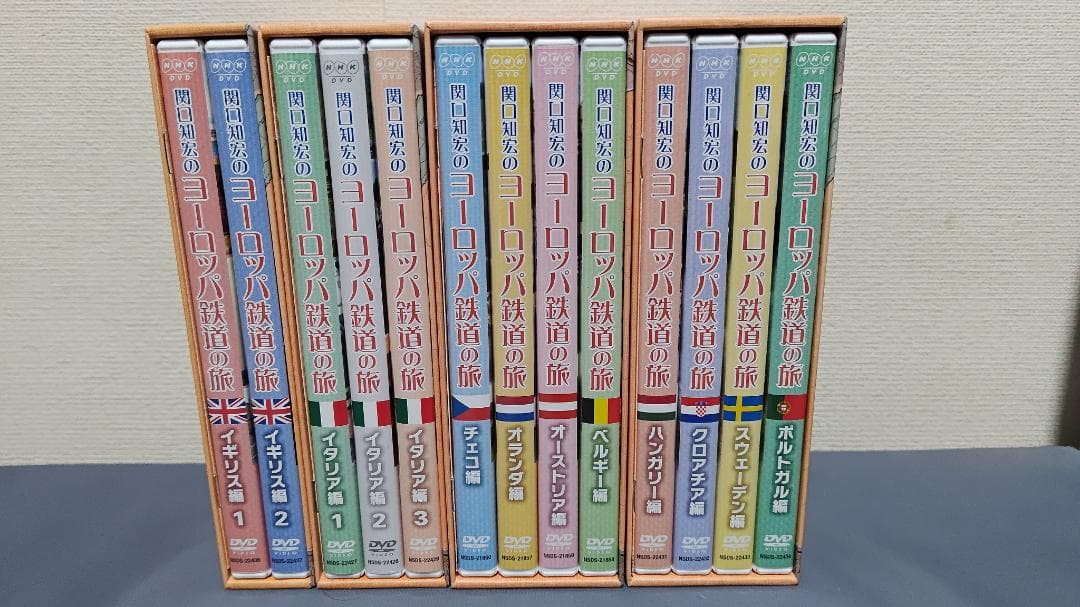 関口知宏のヨーロッパ鉄道の旅 DVD-BOX 全4巻セット