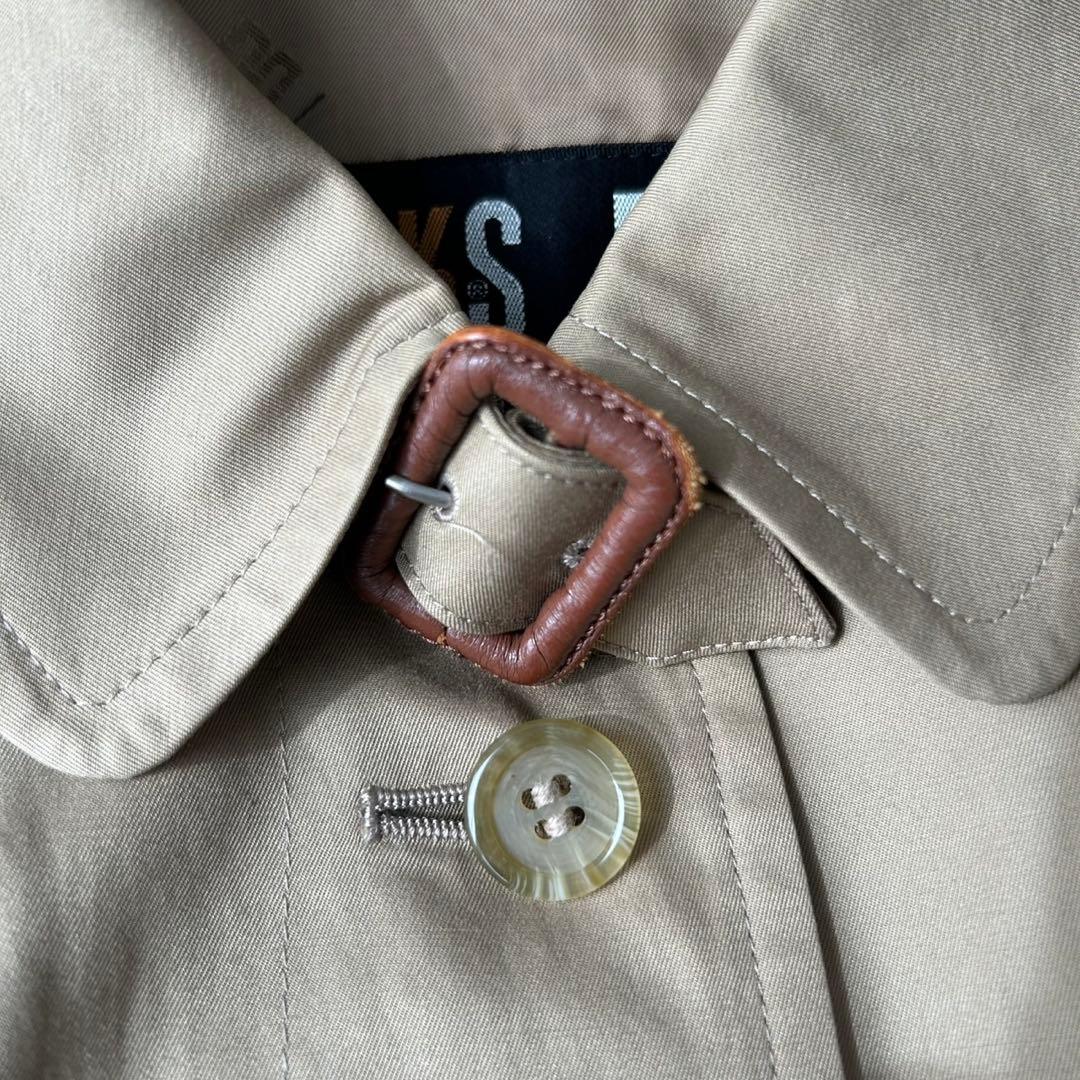 希少 DAKS ロング トレンチコート ハウスチェック ライナー ベルト