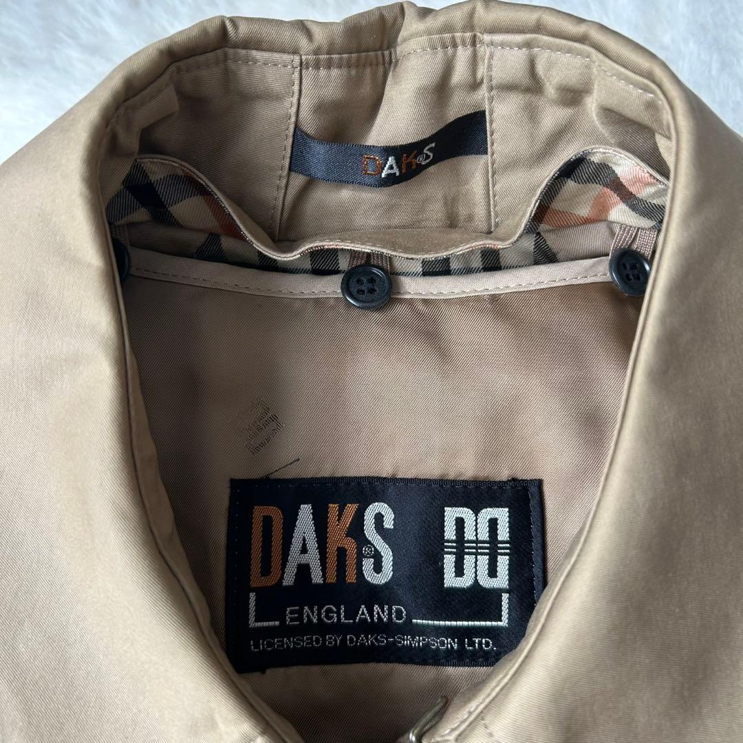 希少 DAKS ロング トレンチコート ハウスチェック ライナー ベルト