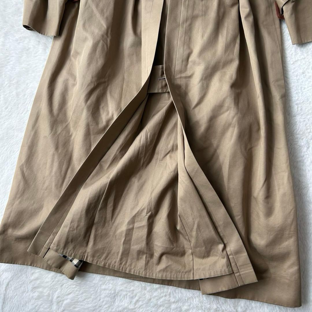 希少 DAKS ロング トレンチコート ハウスチェック ライナー ベルト