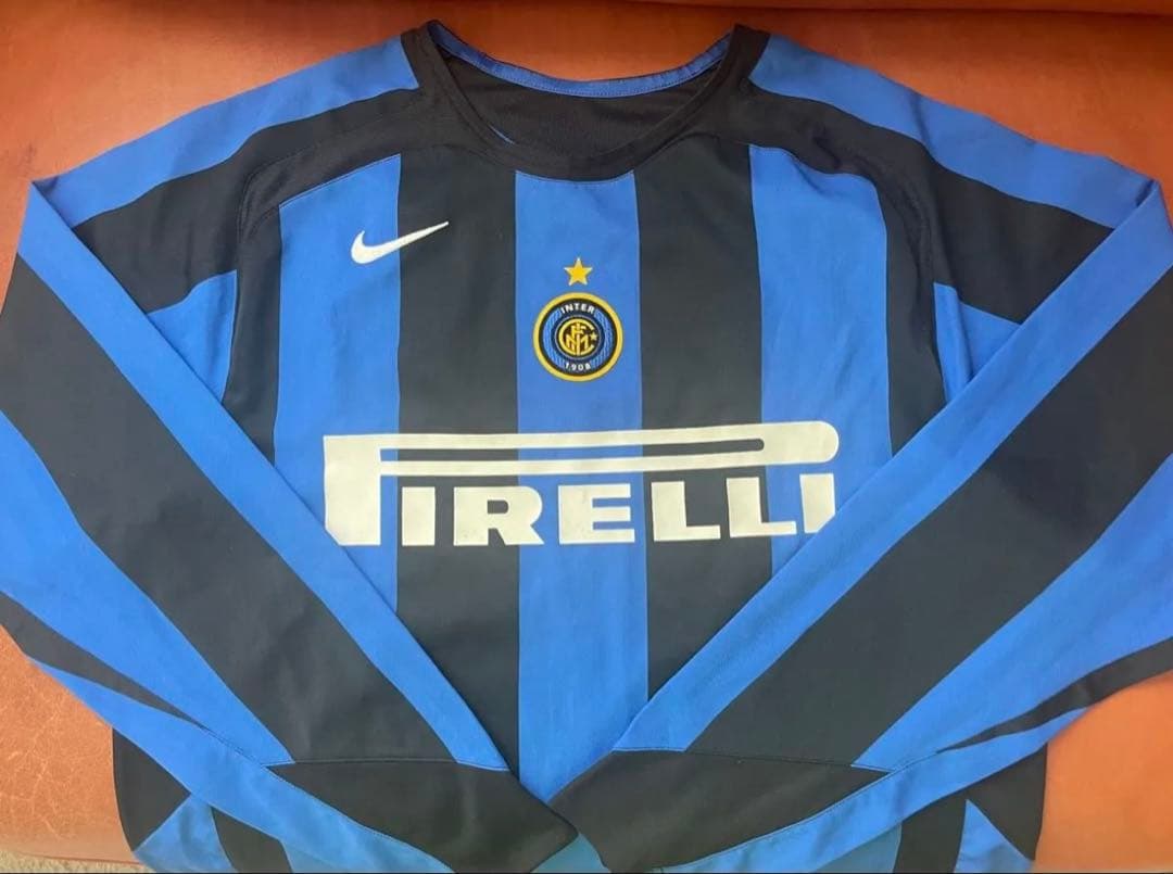 00s NIKE ナイキ　インテルミラノ　ヴィンテージ ユニフォーム　長袖