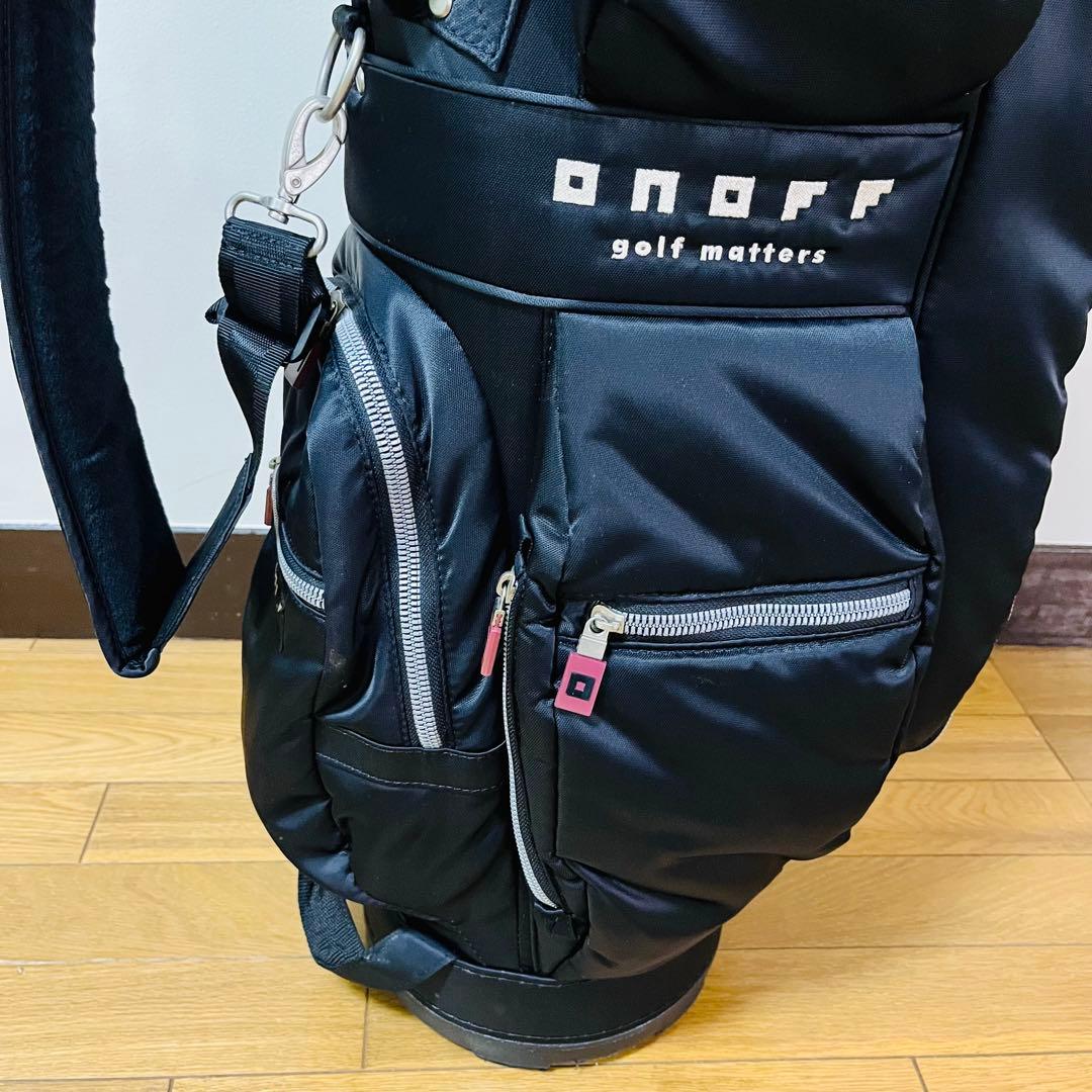 美品　ONOFFキャディバッグ　送料込み