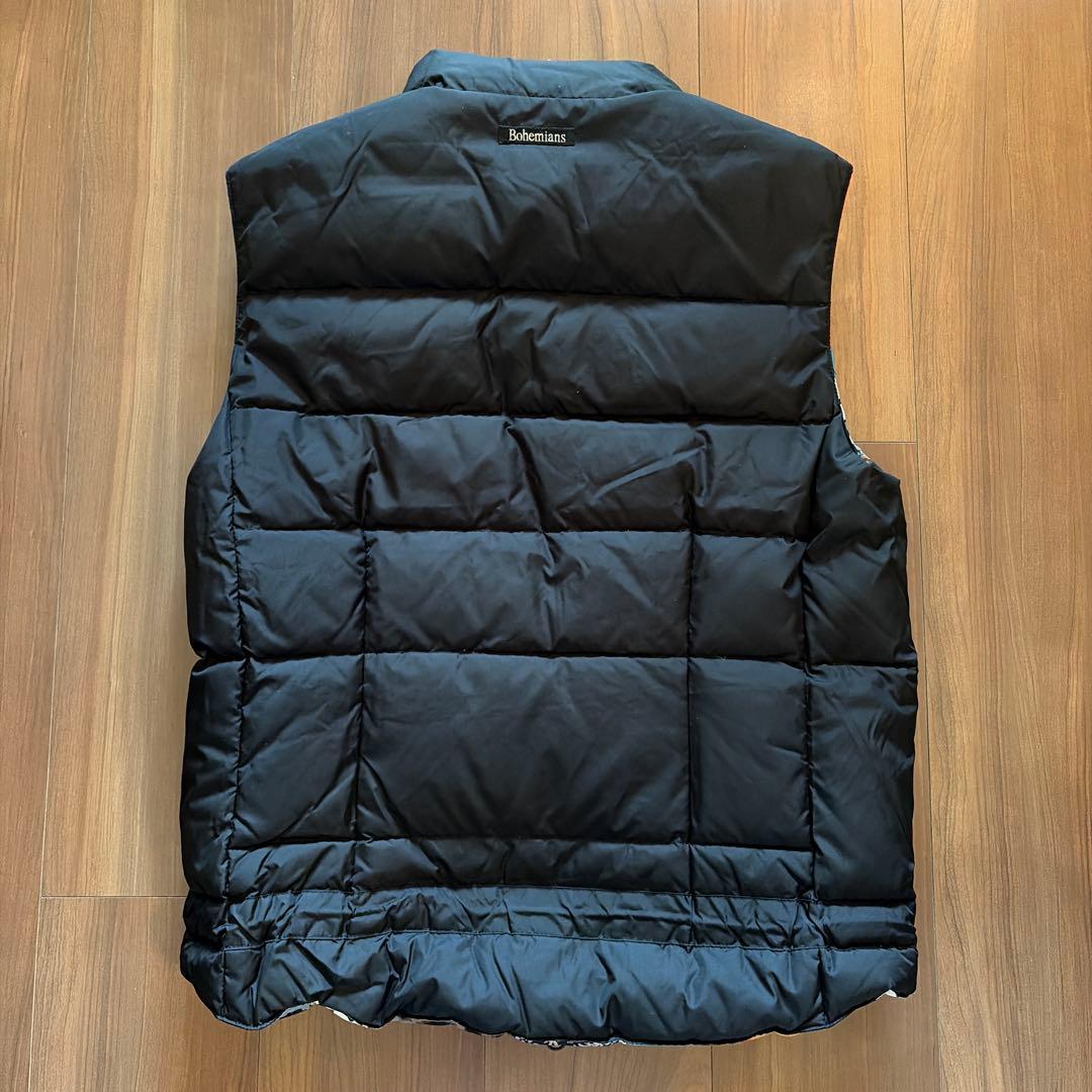美品　ボヘミアンズ　パッチワーク　ダウンベスト　S