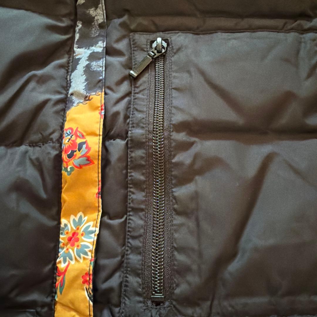 美品　ボヘミアンズ　パッチワーク　ダウンベスト　S
