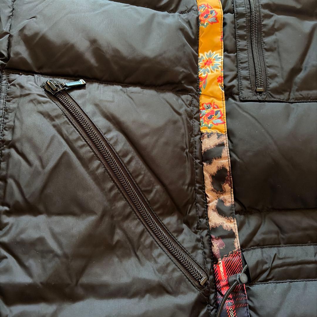 美品　ボヘミアンズ　パッチワーク　ダウンベスト　S