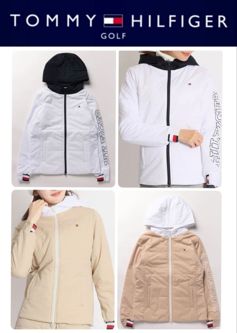   GOLF　スケルトンロゴパテッドジャケット