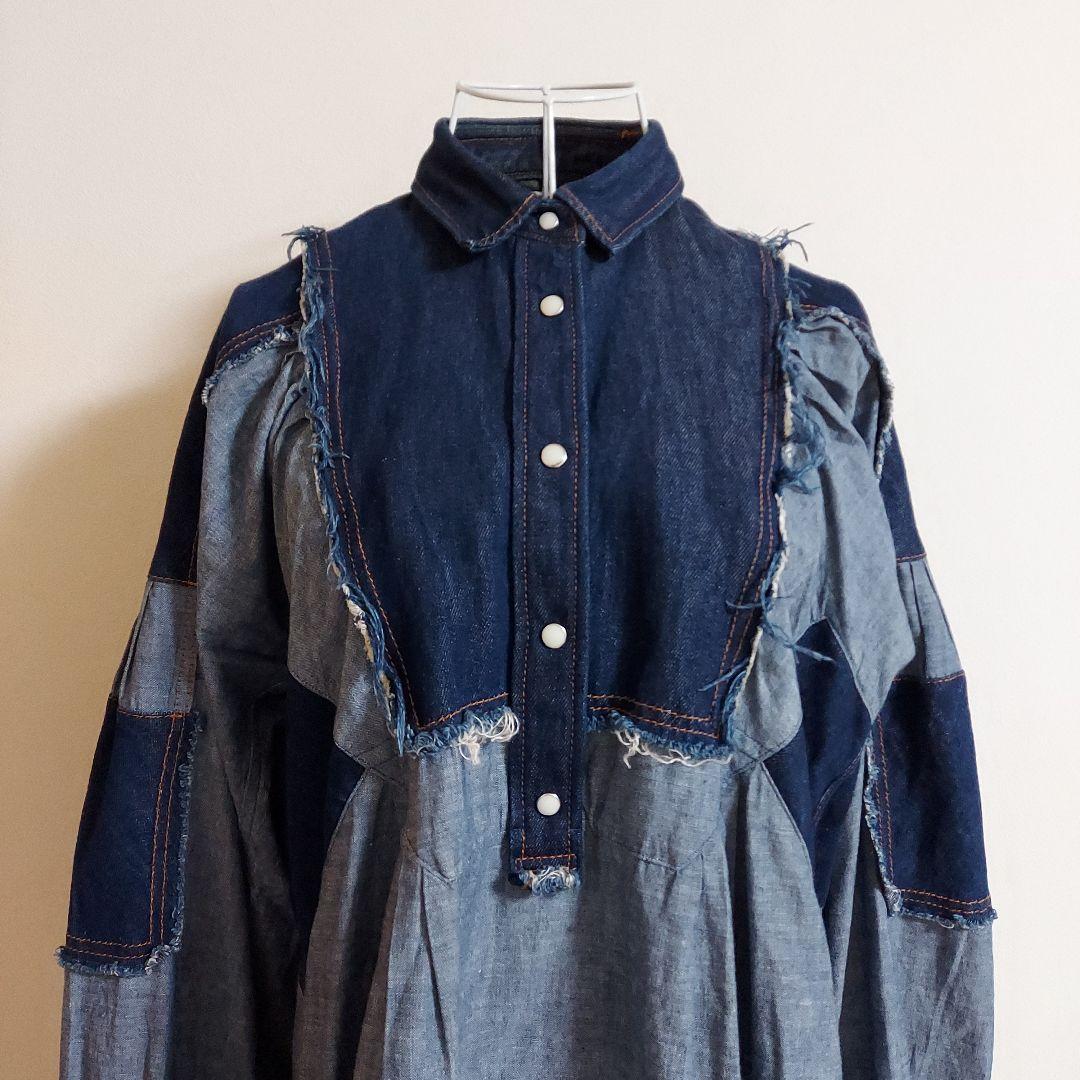 sacai　サカイ　バルーンスリーブ　長袖　チュニック　コットン