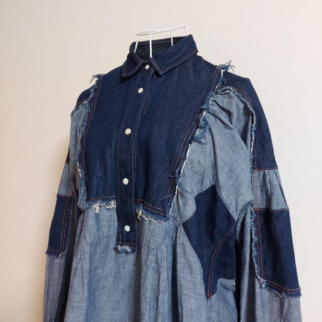 sacai　サカイ　バルーンスリーブ　長袖　チュニック　コットン