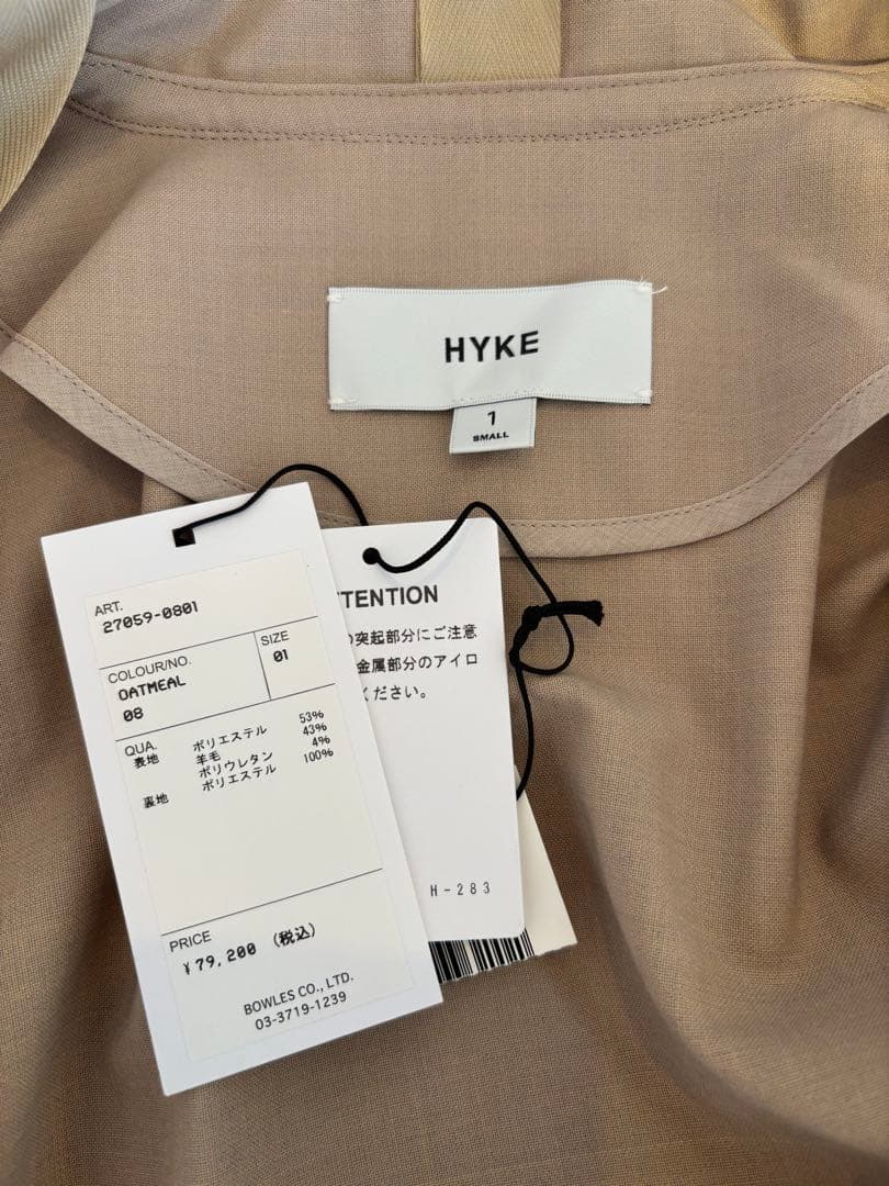 お値下げ HYKE ハイク STRETCHTROPICAL TRENCHCOAT