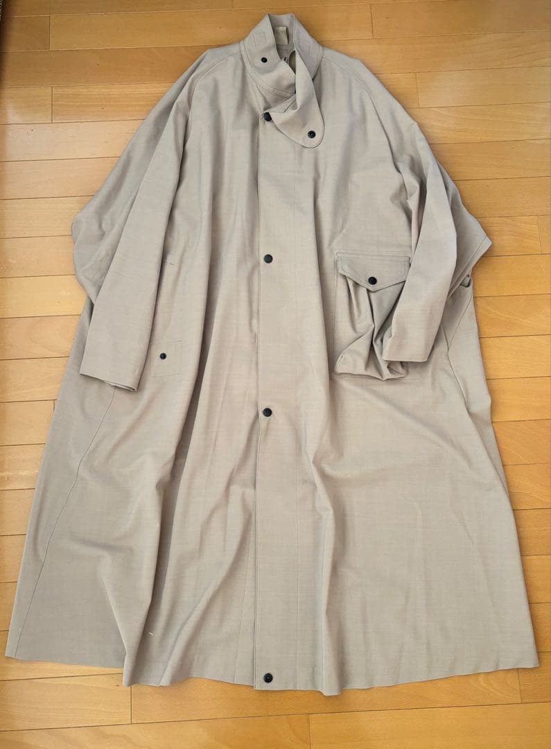 お値下げ HYKE ハイク STRETCHTROPICAL TRENCHCOAT