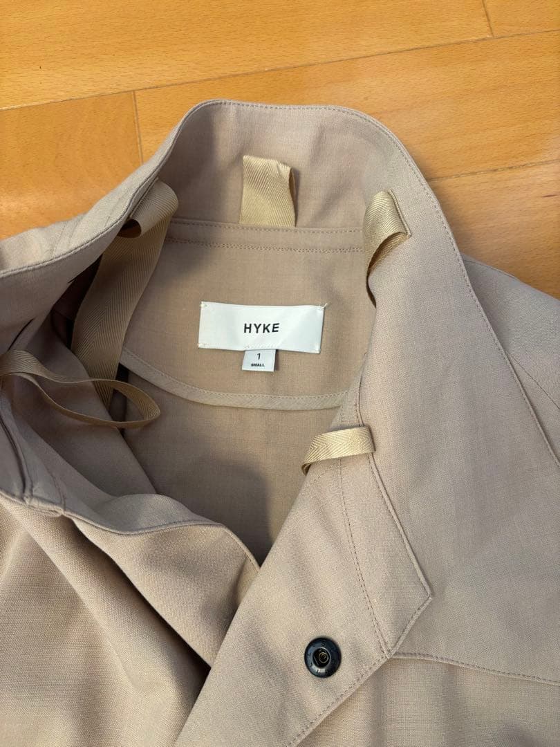 お値下げ HYKE ハイク STRETCHTROPICAL TRENCHCOAT