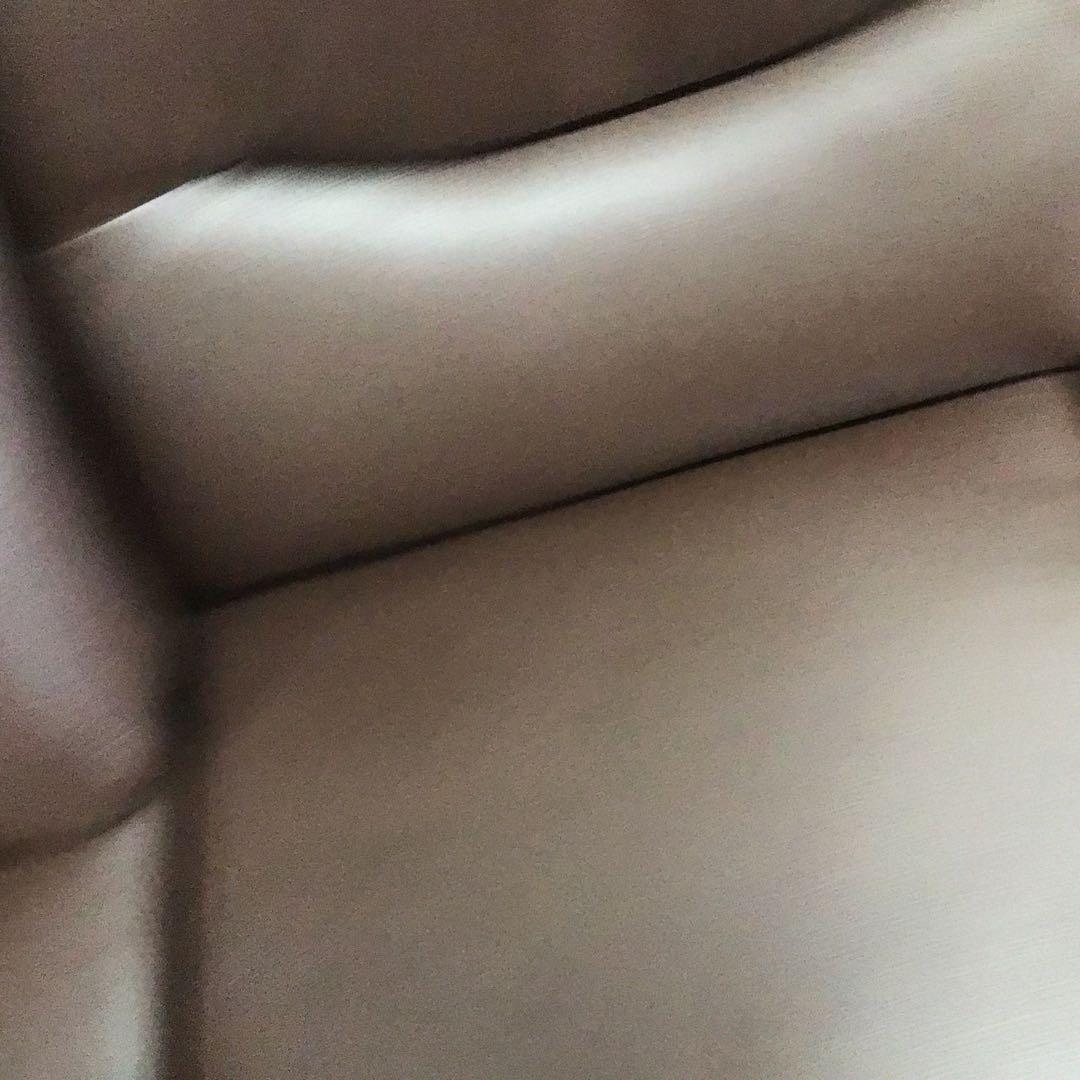 ダークブラウン コーナーソファ 合成皮革