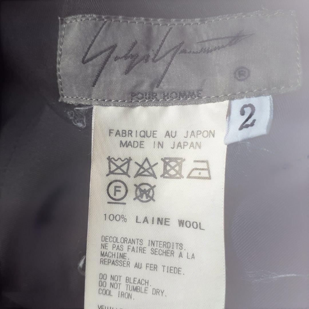 ヨウジヤマモト プールオム ウール 股下釦スカートサルエルパンツ