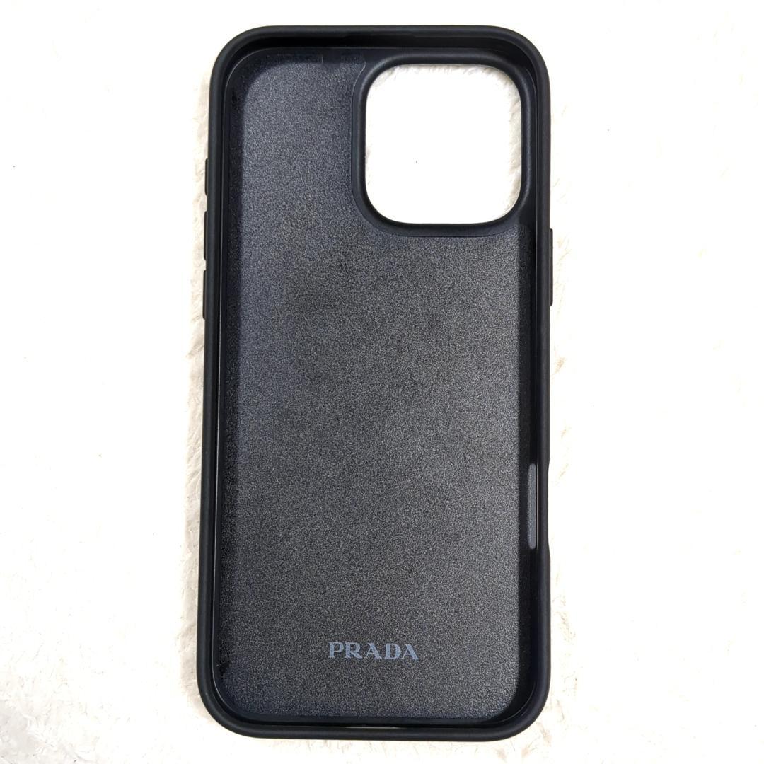専用　PRADA iphone16proMAXケース サフィアーノ 三角ロゴ