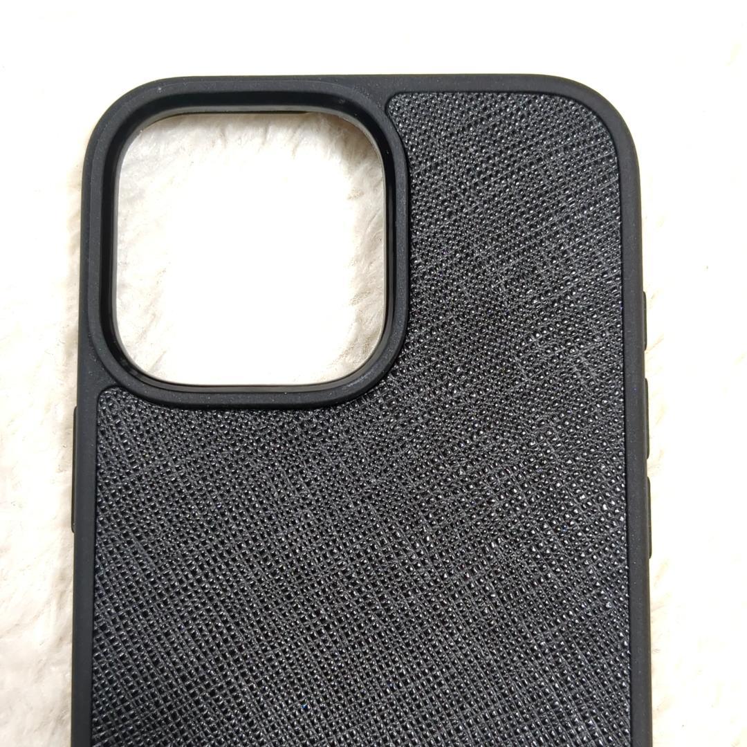 専用　PRADA iphone16proMAXケース サフィアーノ 三角ロゴ
