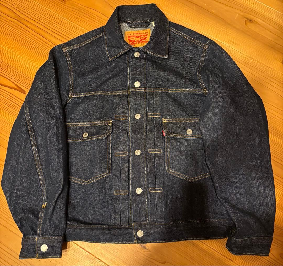 そ*ら様 美品濃紺【リーバイス】2nd リラックスフィット M デニムジャケット