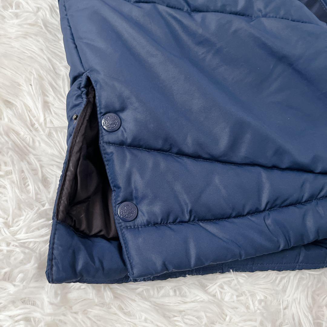 美品✨ATHLETA ベンチコート 迷彩切り替え フード付き 中綿ロングコート