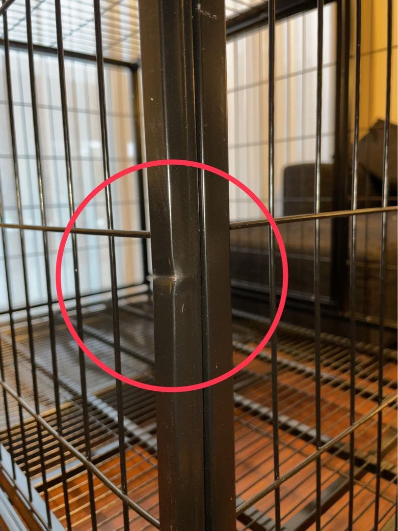 犬ケージ 大型 折りたたみ可能 キャスター付き 引き出し式トレー 掃除簡単