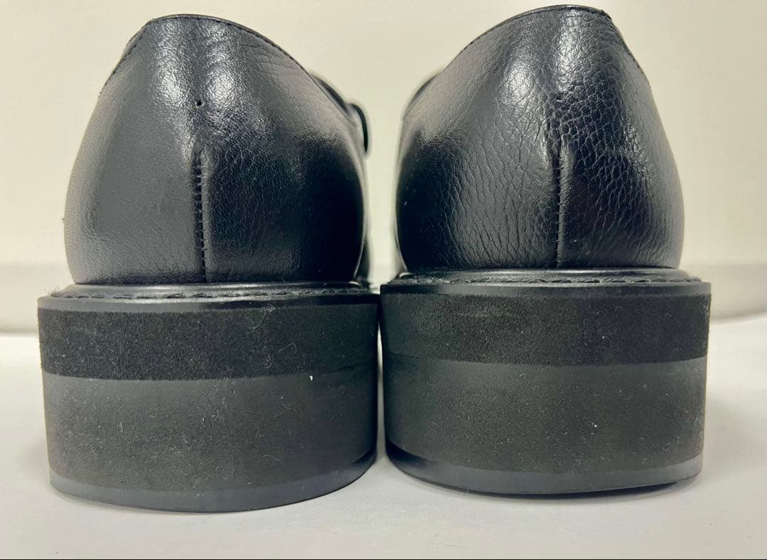 フットザコーチャー プレーントゥシューズ ブラック