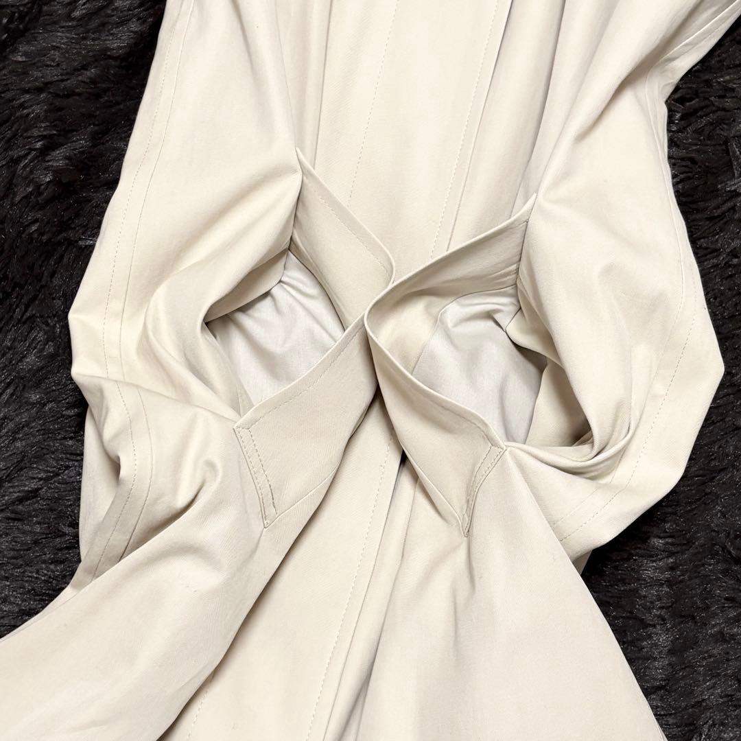 【美品】バーバリーロンドン 比翼仕立て ステンカラー コート 上品 ノバチェック