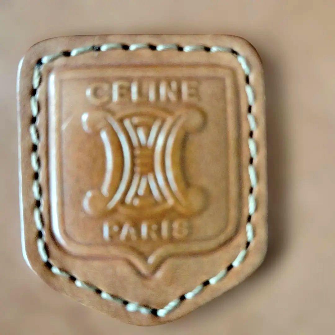 Celineセリーヌ ショルダーバッグ ブラウン/ベージュ マカダム　トリオンフ