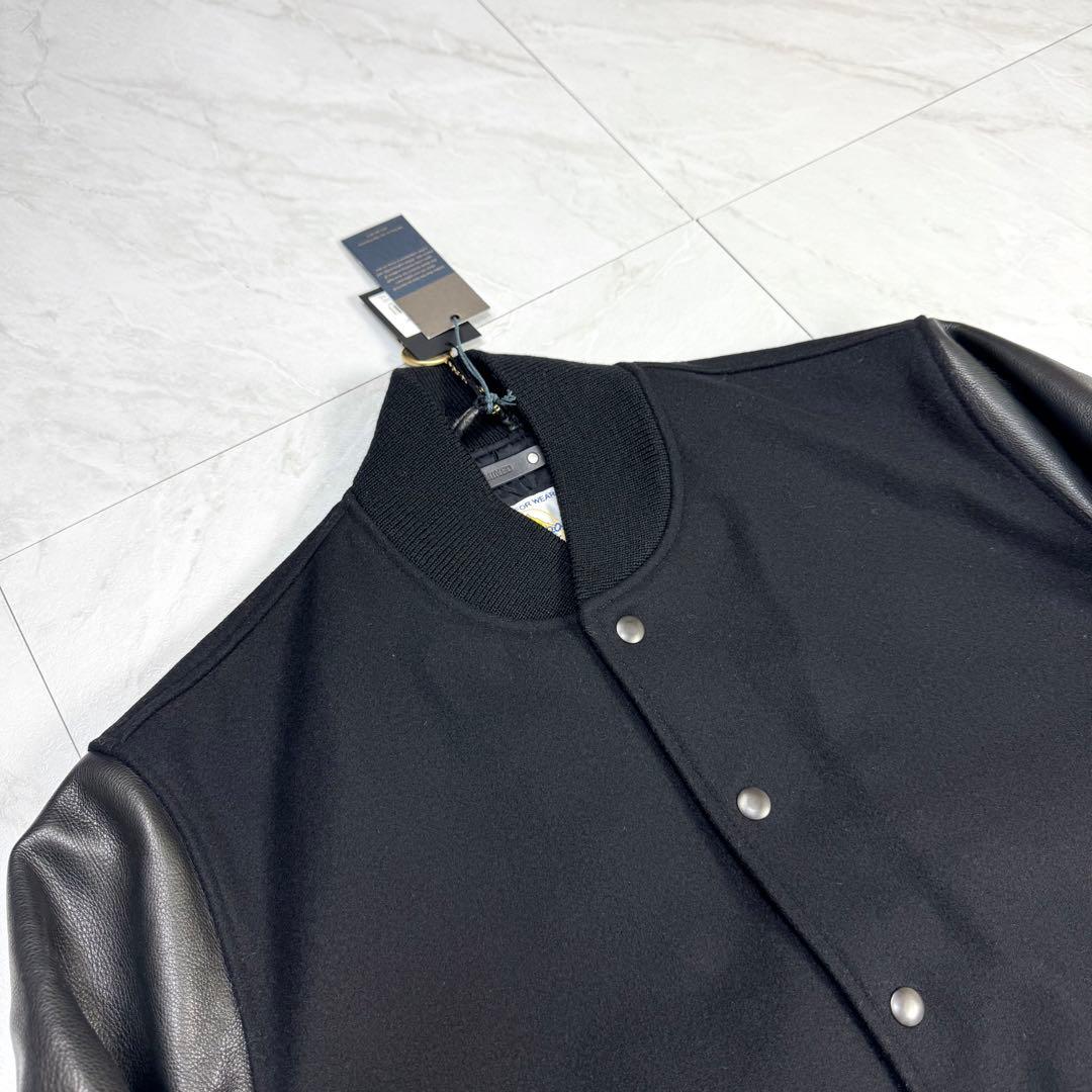 新品タグ付き マインデニム GB Sport レザー スタジャン L 黒