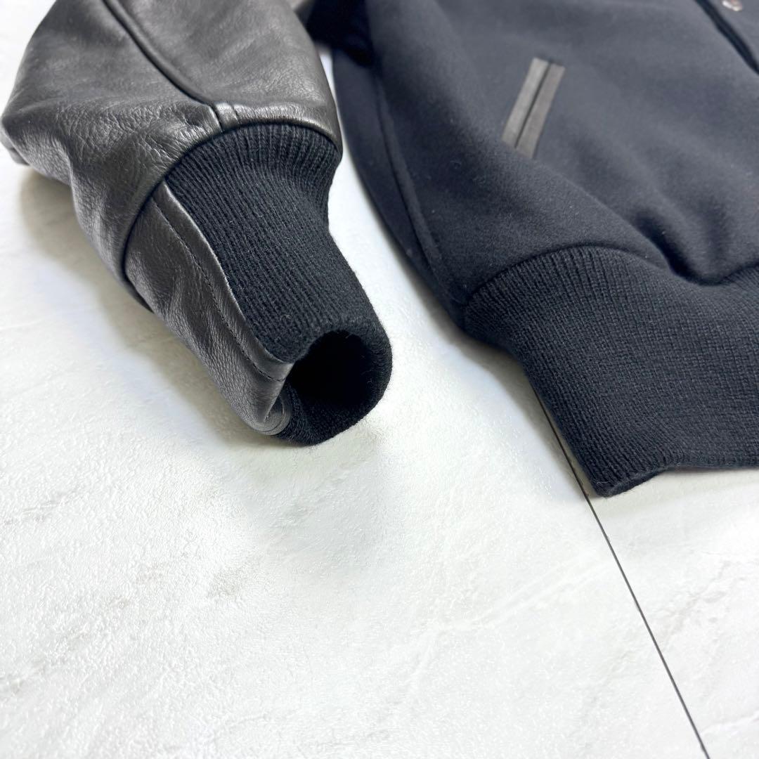 新品タグ付き マインデニム GB Sport レザー スタジャン L 黒