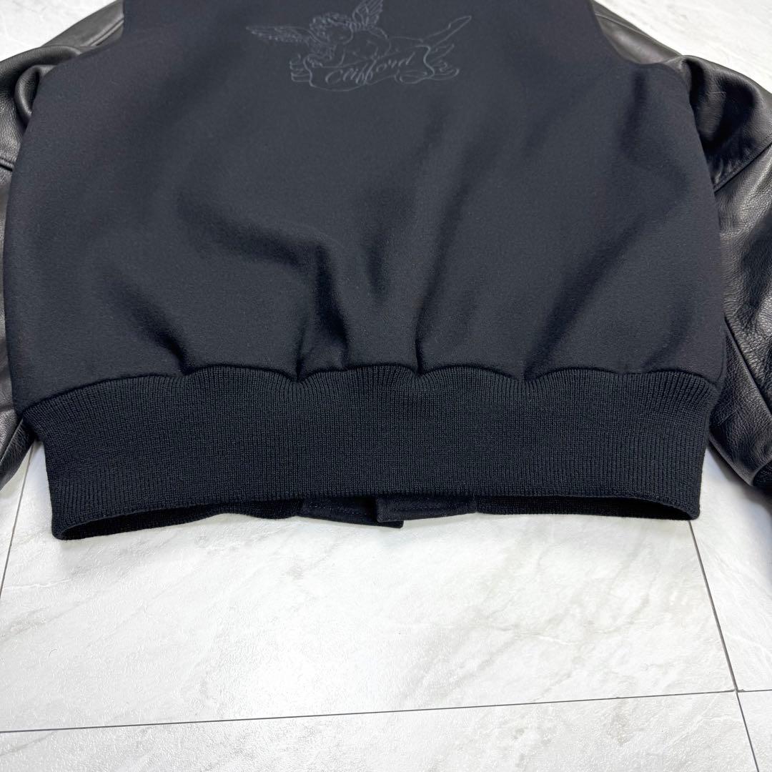 新品タグ付き マインデニム GB Sport レザー スタジャン L 黒